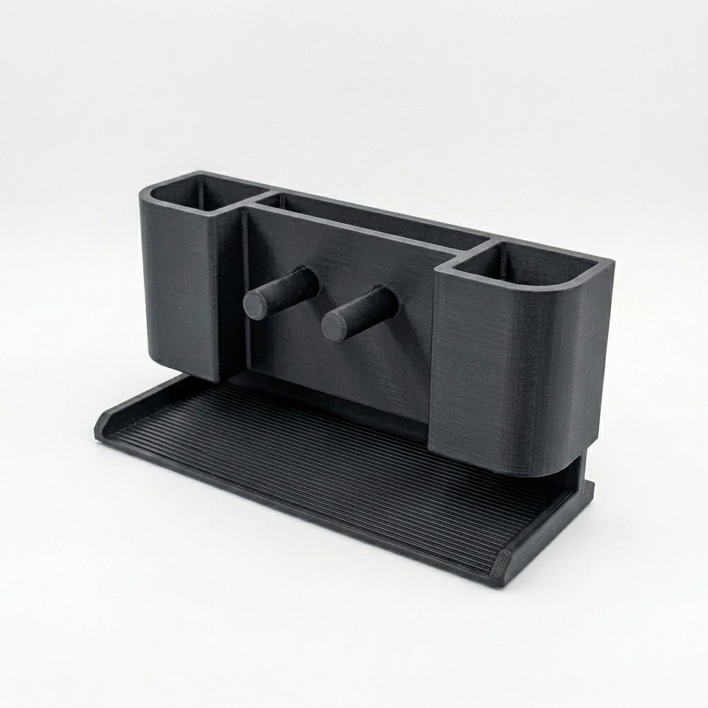 Modular Sink Caddy Sponge & Brush Organizer with Drip Tray