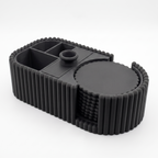 Coaster Holder & Organizer Caddy with Flower Vase