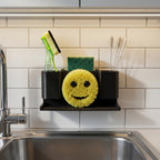 Modular Sink Caddy Sponge & Brush Organizer with Drip Tray